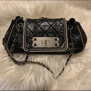 Chanel S/S “East West” Lambskin flap bag